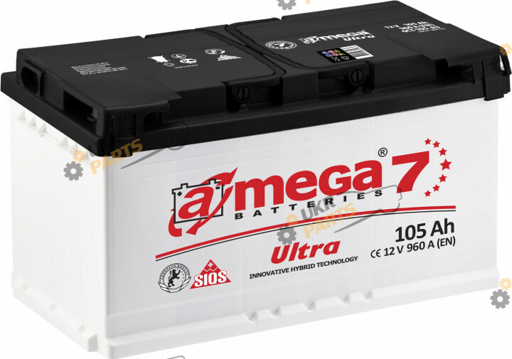 Автомобильный аккумулятор A-Mega Ultra 105 Ач (4820124633566)