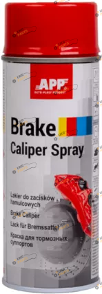Аэрозольная краска APP BRAKE CALIPER SPRAY для тормозных суппортов красный 400 мл (210150)