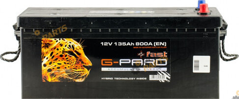 Грузовой аккумулятор G-Pard Fast 135 Ач (TRC135-F00S)