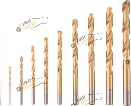 Набор сверл по металлу Intertool HSS (1, 2, 3, 4, 5, 6, 7, 8, 9, 10 мм) (SD-0027)