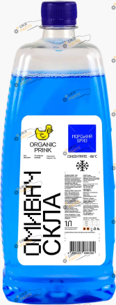 Жидкость омывателя концентрат зимняя ORGANIC PRINK Морской Бриз -80 °C 1 л (018082)
