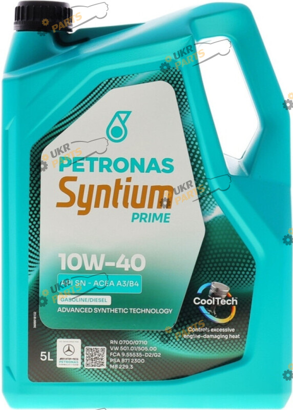 Моторное масло Petronas Syntium Prime 10W-40 5 л (71244M12EU)