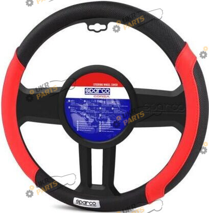 Чехол на руль Sparco M (37-39 см) черно-красный (SPC1113RS)