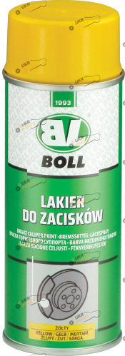 Краска для тормозных суппортов Boll желтый 400 мл (001112)