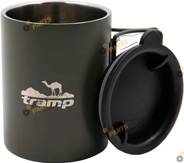 Термокружка Tramp зі складаними ручками та поїлкою (UTRC-137-olive)