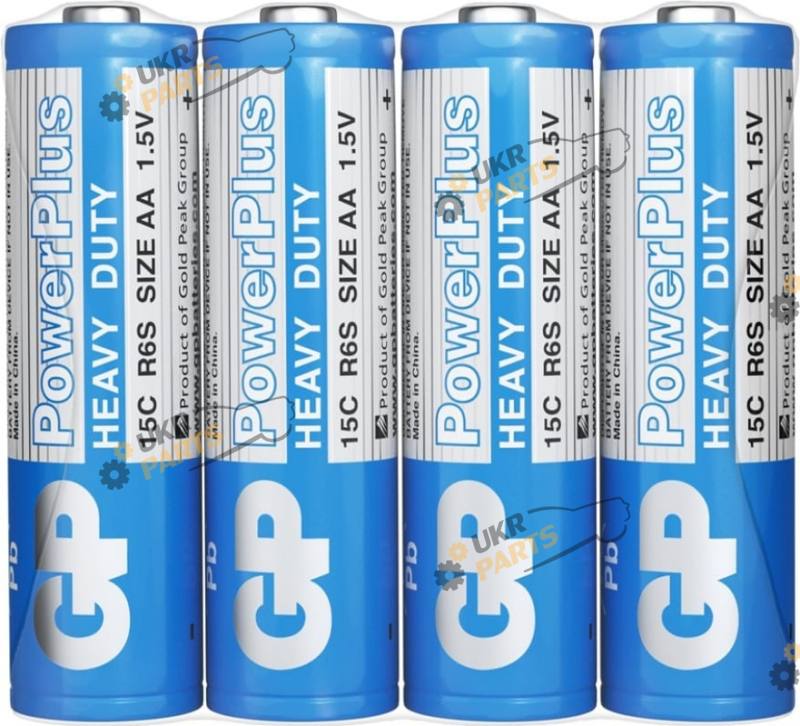Батарейка GP PowerPlus в пленке AA 4 шт. (15С-2S4)