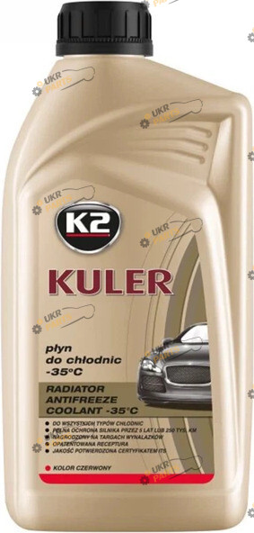 Антифриз K2 Kuler G12 красный 1 л (T201C)