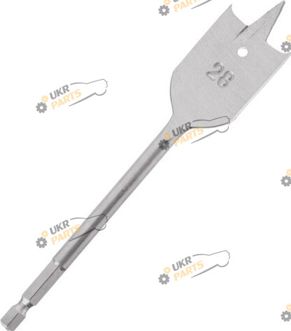 Сверло перьевое по дереву Intertool HEX 28 мм (SW-0028)