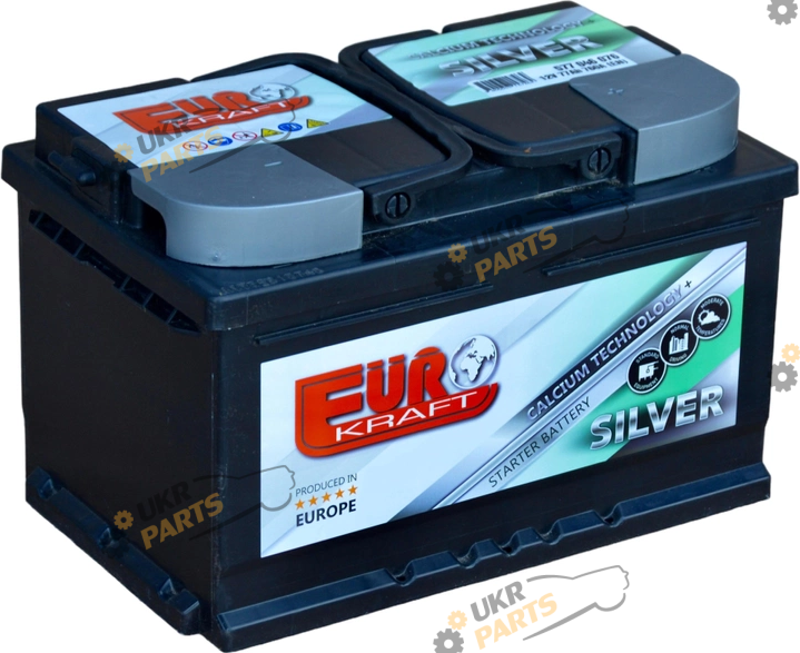 Автомобильный аккумулятор Monbat EUROKRAFT SILVER (-/+) EN760 77 Ач (СТ-00145983)