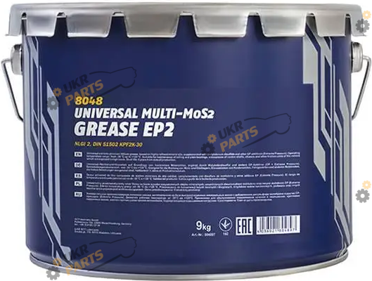 Смазка для ШРУС Mannol EP-2 Multi-MoS2 Universalfett 9 л (8048)