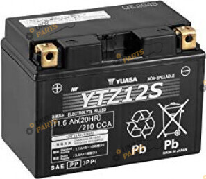 Мотоциклетный аккумулятор Yuasa МОТО High Performance MF VRLA Battery 12 Ач (YTZ12S)