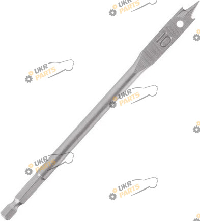 Сверло перьевое по дереву Intertool HEX 10 мм (SW-0010)