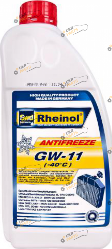 Антифриз Rheinol G11 синий 1.5 л (GW11-40°C 1.5L/39120,180)