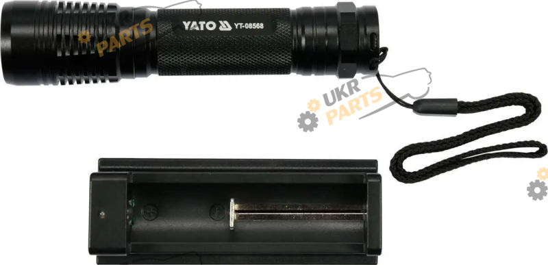 Ручной фонарь Yato Power Led XPG3 CREE: 6 Вт шнурок (YT-08568)