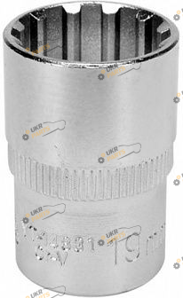 Головка Spline Yato квадрат 1/2
