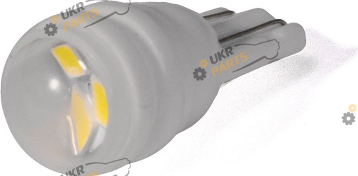 Лампочка StarLight T10 3 диода SMD-2835 12V 0.5W WHITE прозрачная линза CERAMIC (290250665)