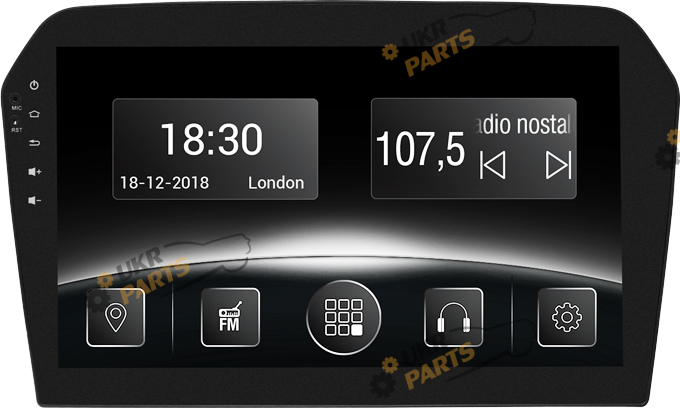 Штатная автомагнитола Gazer CM6510-162 Volkswagen (27435)