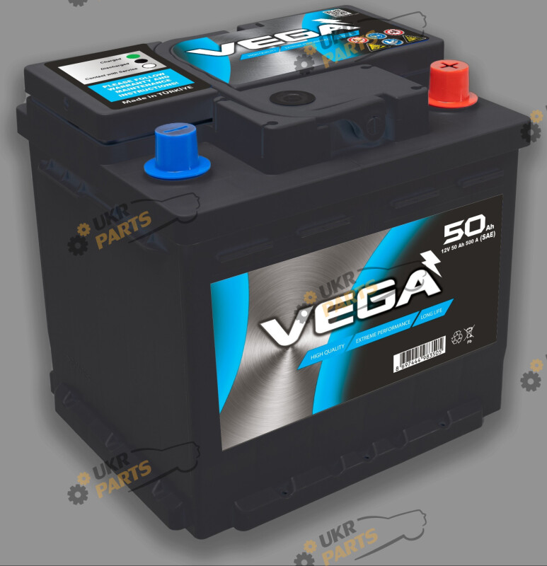 Автомобильный аккумулятор Vega 50 Ач (VL105011B13)