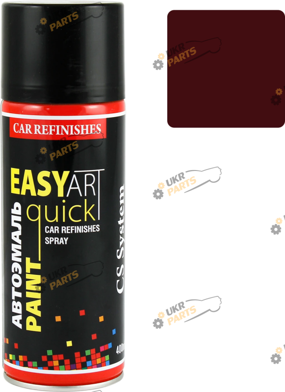 Аэрозольная краска CS System Easy Art Quick Paint 140 Яшма вишневый глянцевый 400 мл (CS1140)