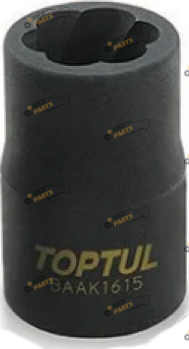 Головка для поврежденных гаек Toptul квадрат 1/2