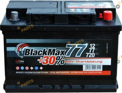 Автомобильный аккумулятор BlackMax 6СТ-77 АзЕ 77 Ач (B5008)