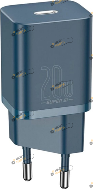 Зарядное устройство Baseus Super Si Quick Charger 1C 20W EU Blue Type-C 3 А (CCSUP-B03)