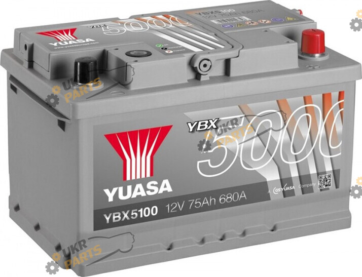Автомобильный аккумулятор Yuasa Silver High Performance Battery 75 Ач (YBX5100)