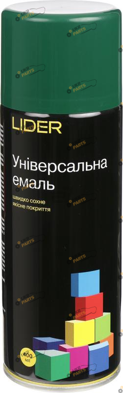 Аэрозольная краска LIDER 6005 темно-зеленая 400 мл (6005-400 Темно-зеленая)
