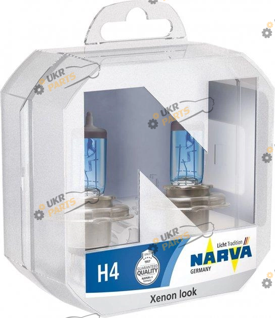 Галогеновая лампа Narva Range Power +50% H4 2 шт (488612100)