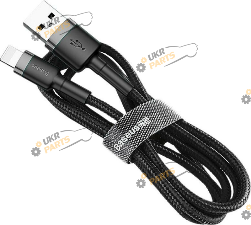Кабель Baseus Cafule Cable (Special Edition) Grey+Black USB/Lightning 1.5 А (CALKLF-HG1)