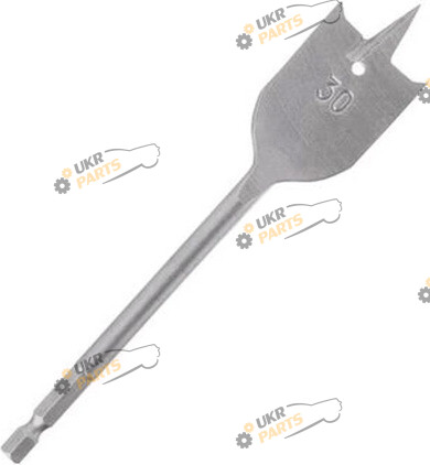 Сверло перьевое по дереву Intertool HEX 30 мм (SW-0030)