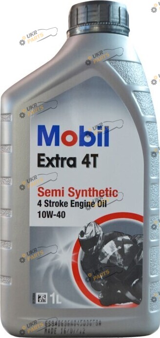 Моторное масло Mobil Extra 4T 10W-40 1 л (142821)