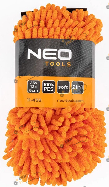 Мочалка для мойки автомобиля NEO TOOLS 26 х 12 х 6 см (11-458)