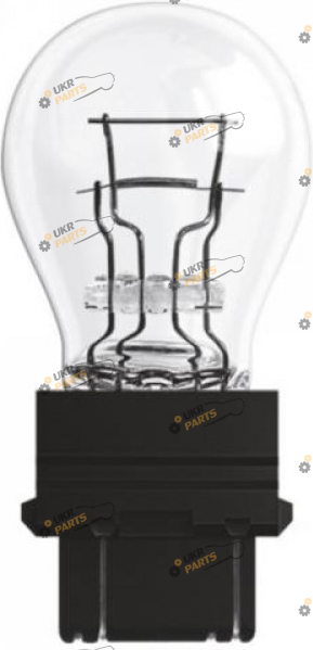 Лампочка габарита Brevia P27W (3156) 12V 27W W2.5x16d blister 2шт. (10/250 шт.) (12338B2)