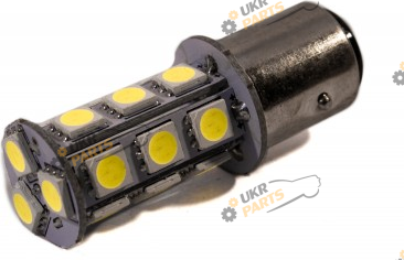 Лампочка AllLight T25/5 18 диодов 5050 1157 BA15S 12V WHITE (T25/5-18SMD-5050)