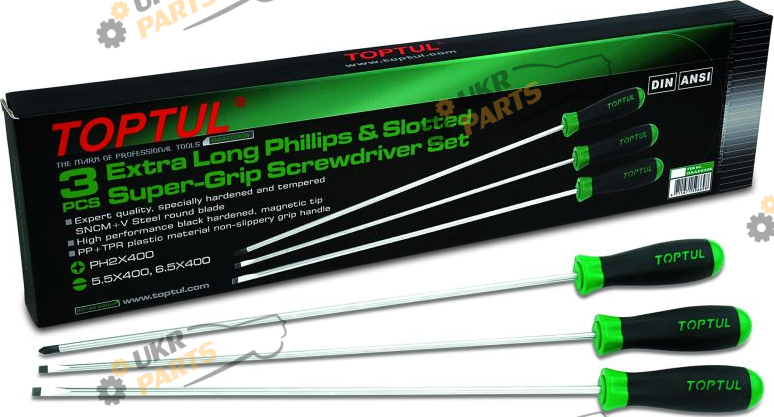 Набор отверток Toptul 3 шт (GAAE0306)