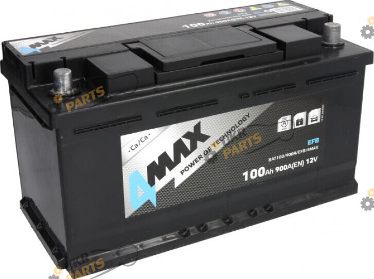 Автомобильный аккумулятор 4Max EFB Euro 900 А 100 Ач (BAT100900REFB4MAX)