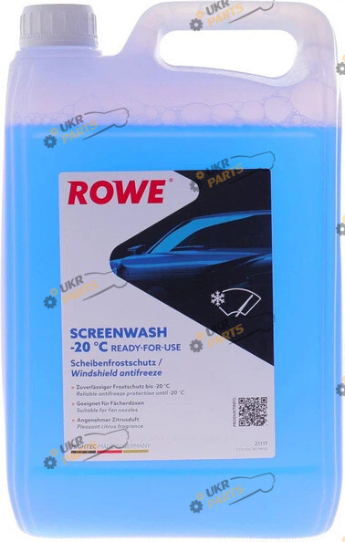 Жидкость омывателя готовая зимняя Rowe Screenwash -20 °C 5 л (21111-0050-99)