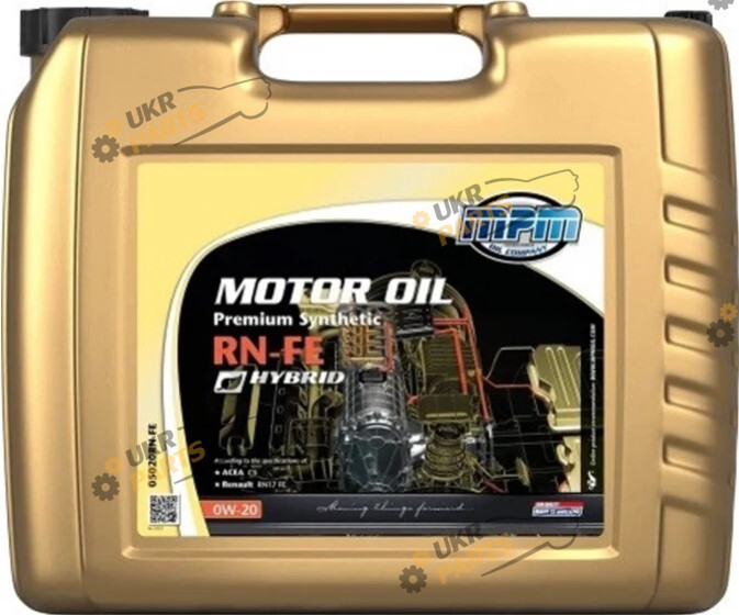 Моторное масло MPM Oil Premium Synthetic RN-FE C5 5W-30 20 л (05020RN)