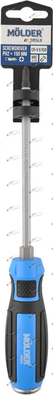 Отвертка ударная MOLDER PH2x150mm 1 шт (MT33105)