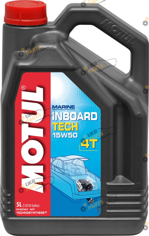 Моторное масло Motul Inboard Tech 4T 15W-50 5 л (852051)