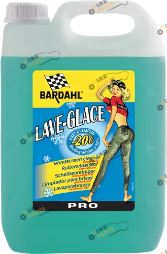 Жидкость омывателя готовая зимняя Bardahl LAVE GLACE -20 °C 5 л (4495)