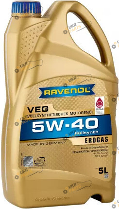 Моторное масло Ravenol VEG 5W-40 5 л (1131100-005)