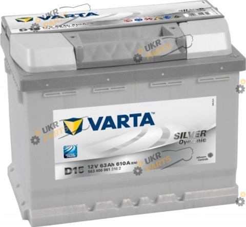 Автомобильный аккумулятор Varta Silver Dynamic D15 63 Ач (563400061)