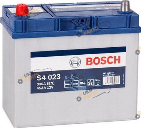 Автомобильный аккумулятор Bosch S4 SILVER (S4 023) 330 А 45 Ач (0092S40230)