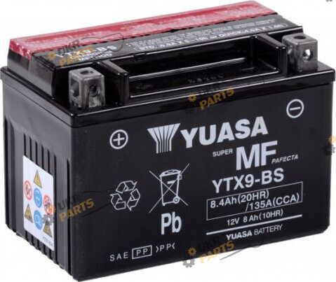 Мотоциклетный аккумулятор Yuasa МОТО MF VRLA Battery 8 Ач (YTX9-BS)
