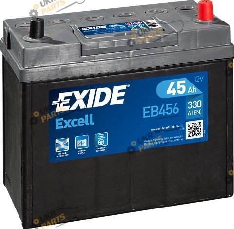 Автомобильный аккумулятор Exide EXCELL 300 А 45 Ач (EB456)