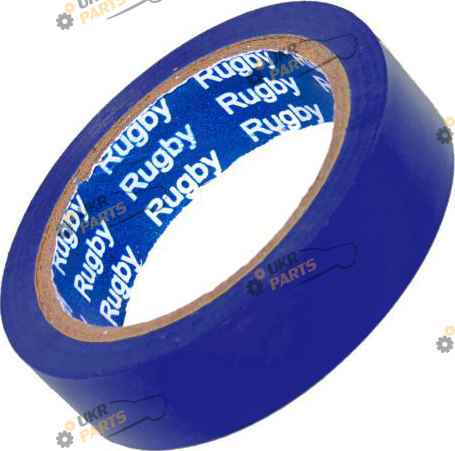 Изолента Rugby PVC синяя 20 м / (10906)