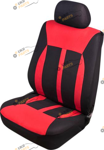 Чехлы для сидений Vitol черно-красные (VSC-38261P-6 BK/RD)