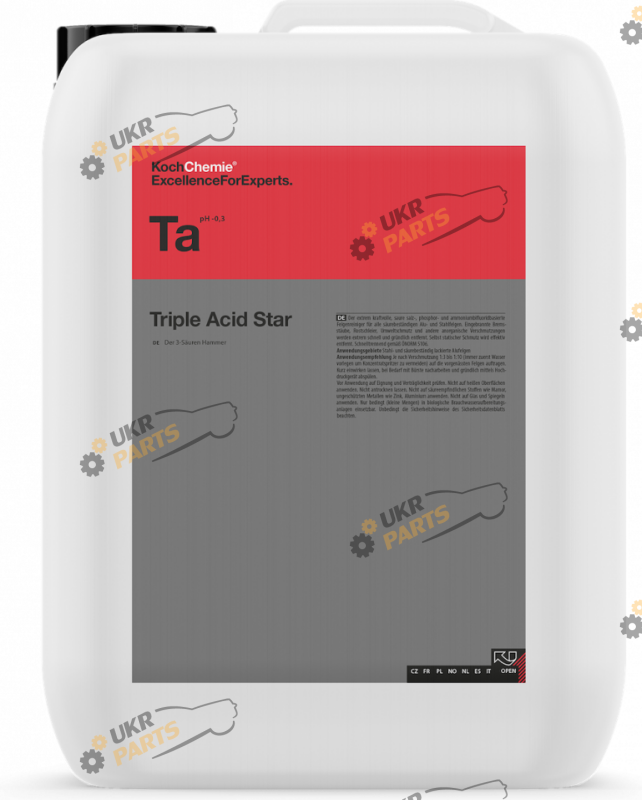 Очиститель для колесных дисков Koch Chemie Triple Acid Star 11 л (242011)